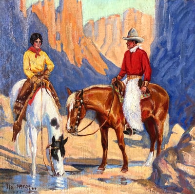 Stopping for a Drink by Ila McAfee