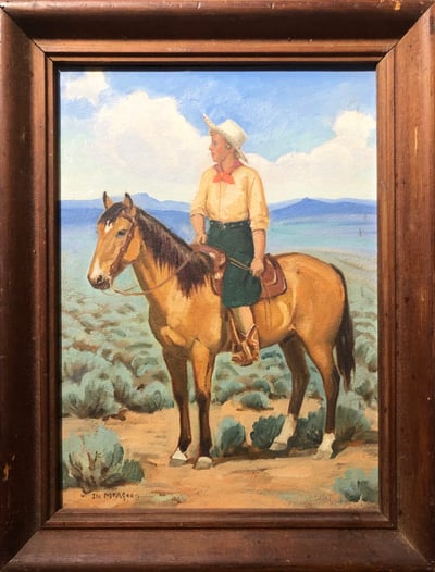 Taos Cowgirl by Ila McAfee