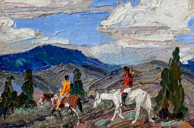 Taos Riders by Ila McAfee
