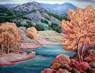 Fall On The Rio Grande by Ila McAfee