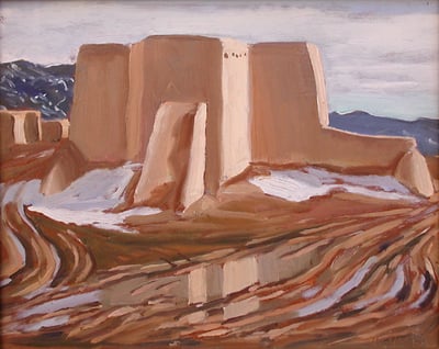 Ranchos Church by Ila McAfee