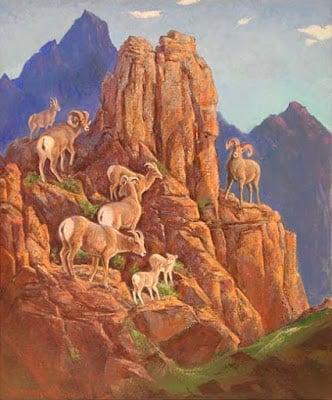 Mountain Goats by Ila McAfee
