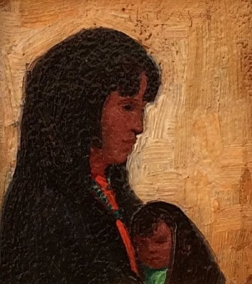Portrait of Mother & Child by Ila McAfee