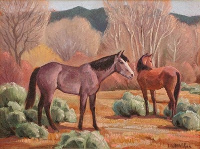 Two Horses by Ila McAfee