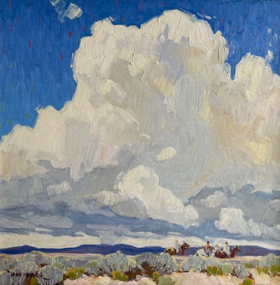 Against the Mysterious Blue by John Moyers
