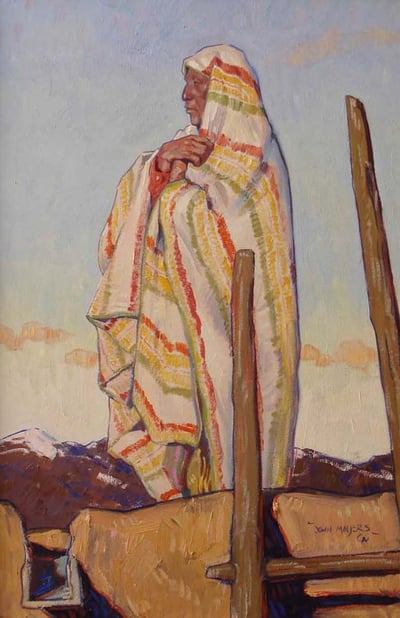 Taos Winter by John Moyers