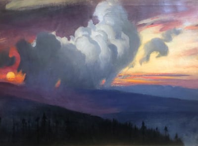 Sunrise Over Cañón by John Young Hunter