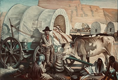 The Santa Fe Trail by John Young Hunter