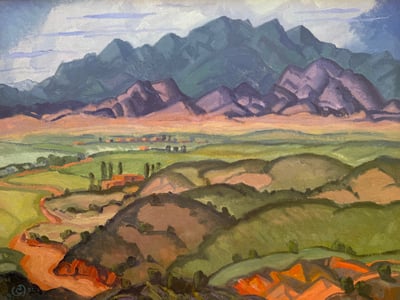 View from Santa Fe by Raymond Jonson