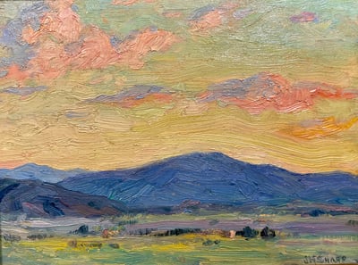 Evening Taos Valley by J.H. Sharp