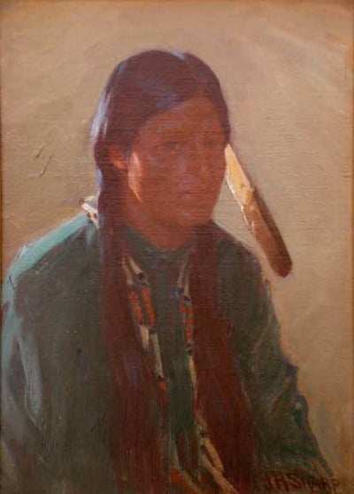 Eagle feather by J.H. Sharp