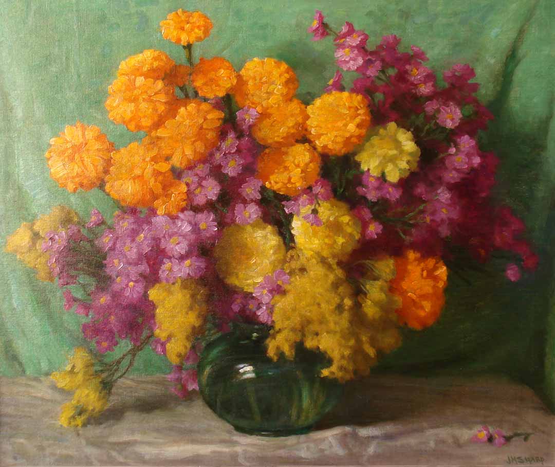 Still life by J.H. Sharp