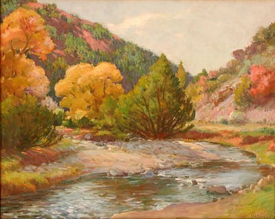 Autumn in Taos by J.H. Sharp