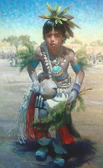 Santa Clara Dancer by Julian Robles