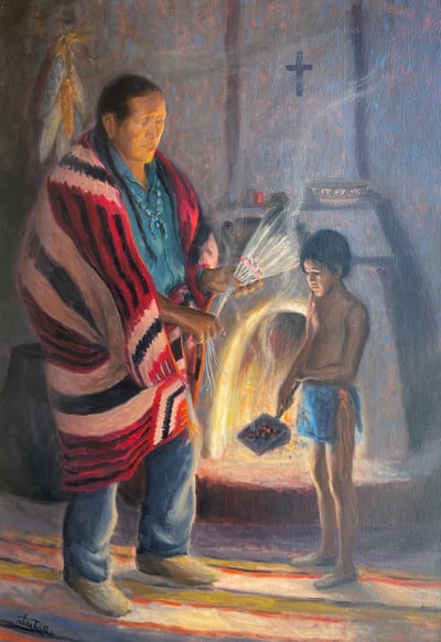Cedar Tips for my Blessing by Julian Robles