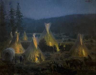 Evening Camp by Julian Robles