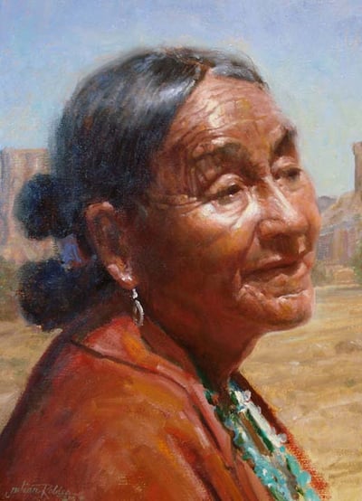 Navajo Matriarch by Julian Robles