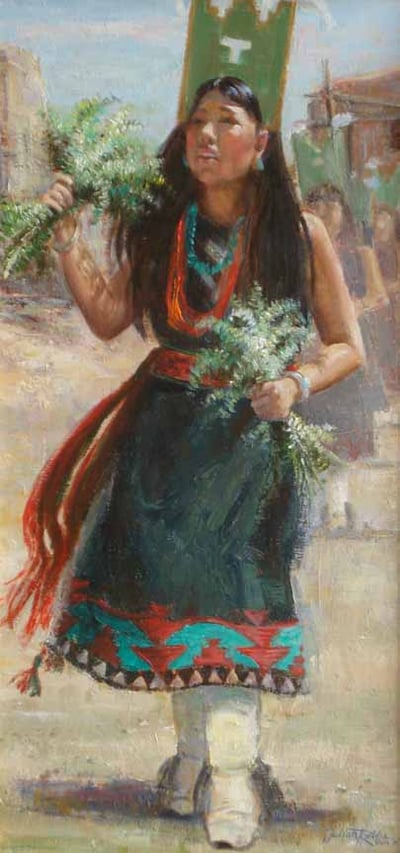 Prayer Dancer, Santa Clara by Julian Robles