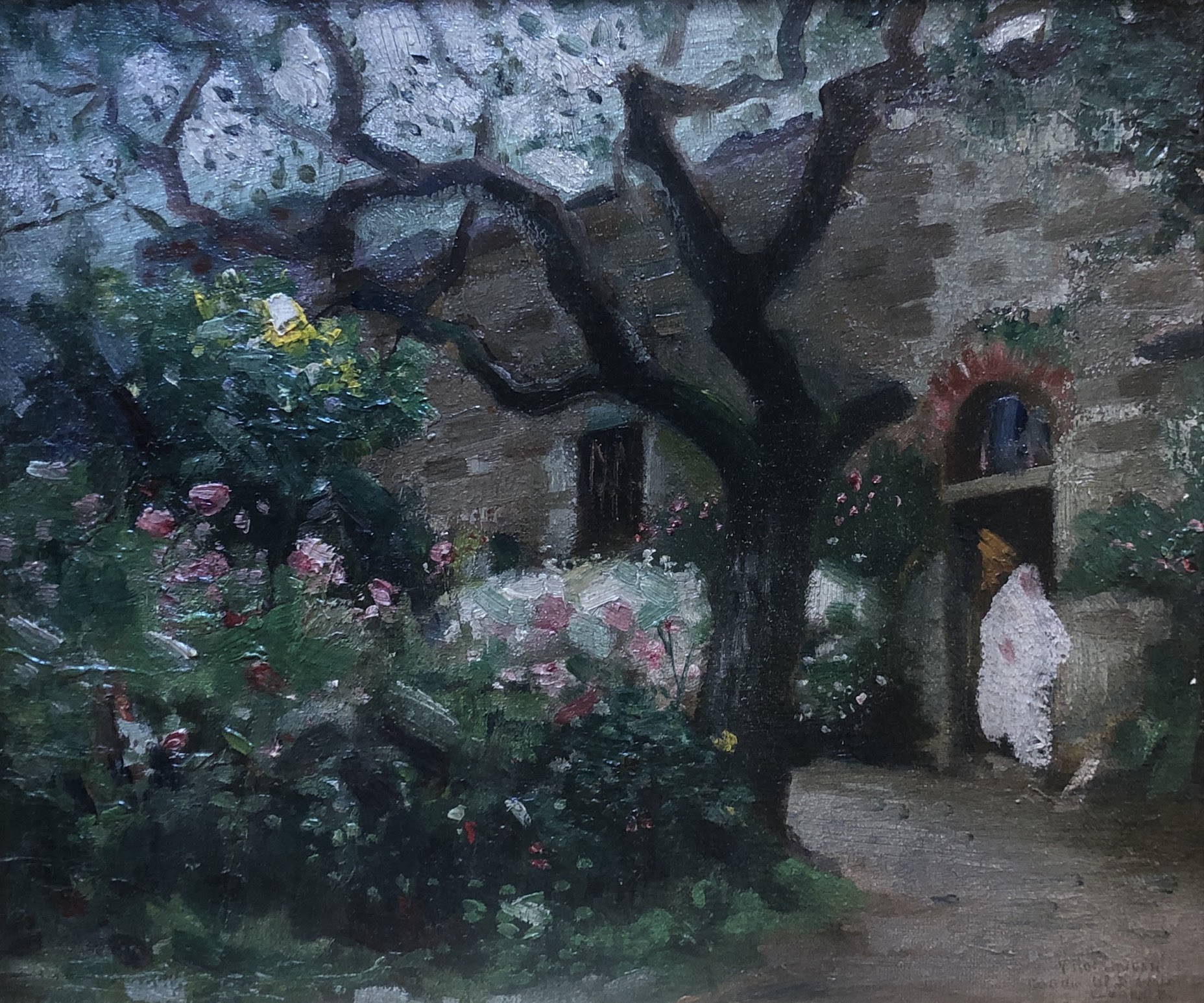 Evening in the Garden by Julius Rolshoven