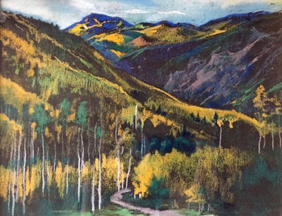 Twining, Taos NM by Julius Rolshoven