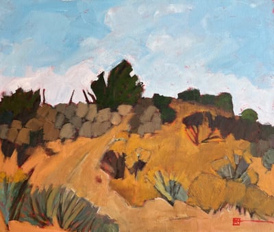 Driveway on a Hill by Jim Keffer