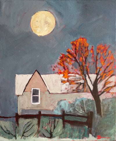 Full Moon in El Rito by Jim Keffer