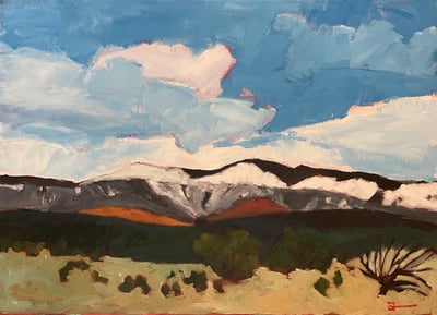 Snow on the Mountains by Jim Keffer