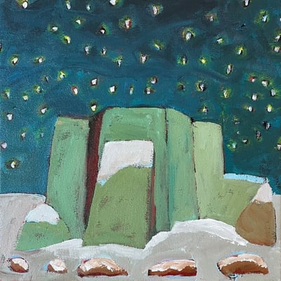 Starry Snowy Night by Jim Keffer