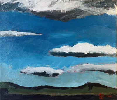 Rain on the Hills by Jim Keffer