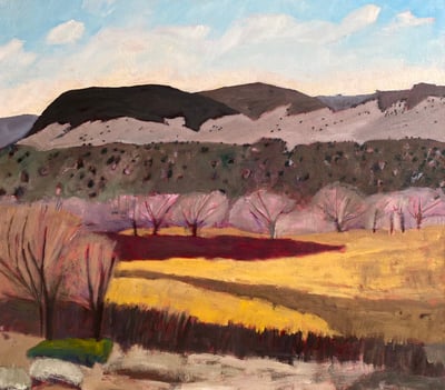 Field with Red Grass by Jim Keffer