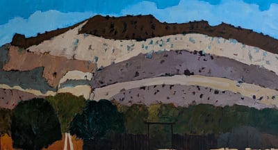 Gate With Mountain by Jim Keffer