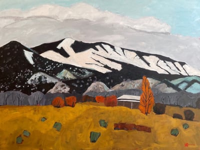 Questa Mountain Snow by Jim Keffer