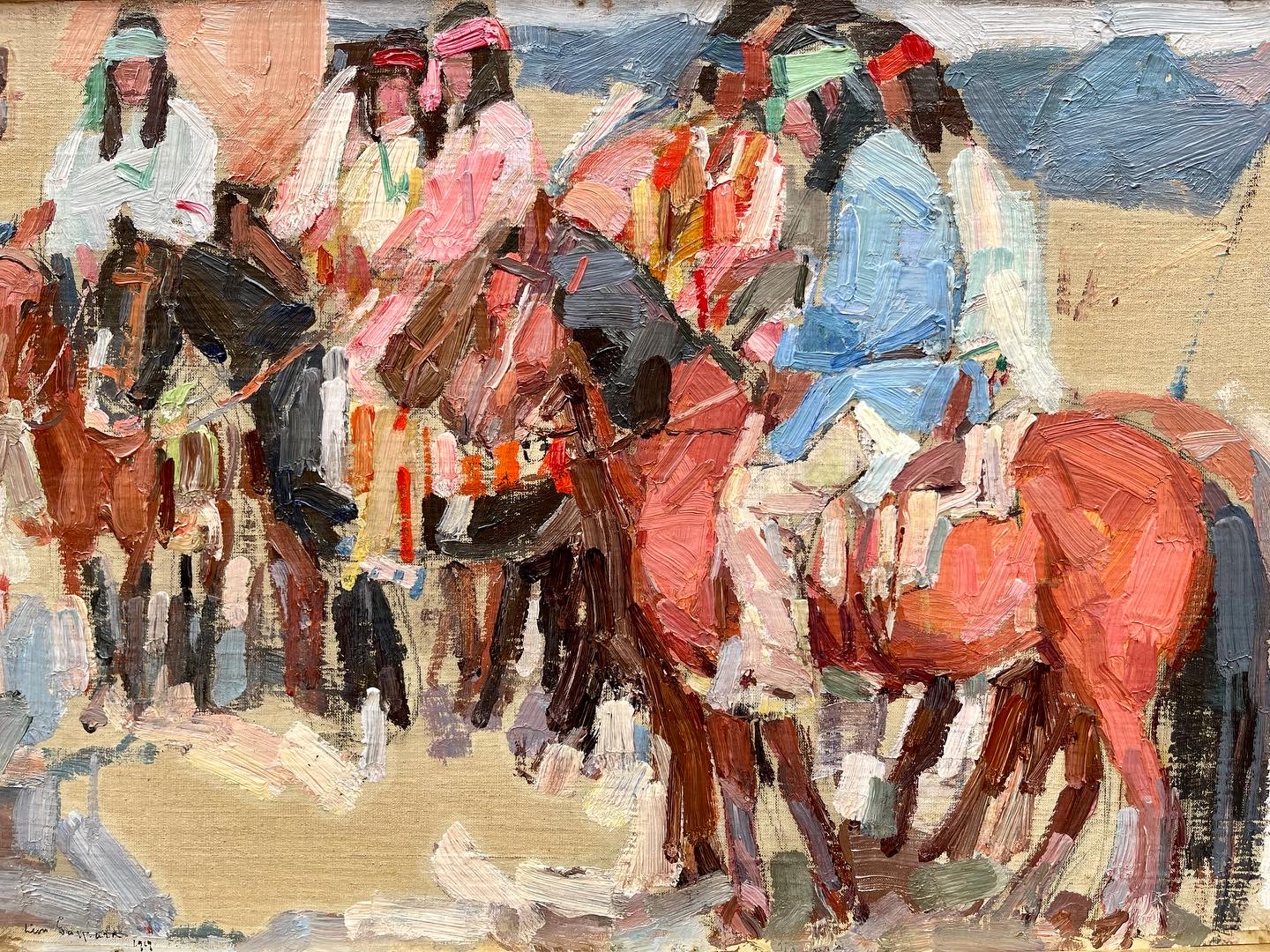 Taos Riders by Leon Gaspard 