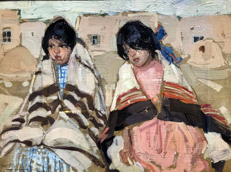 Taos Girls by Leon Gaspard 