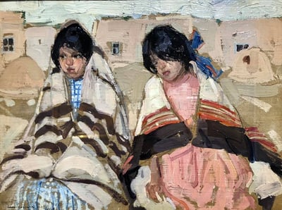 Taos Girls by Leon Gaspard 