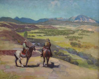 Cowhands on the Watch by Raphael Lillywhite