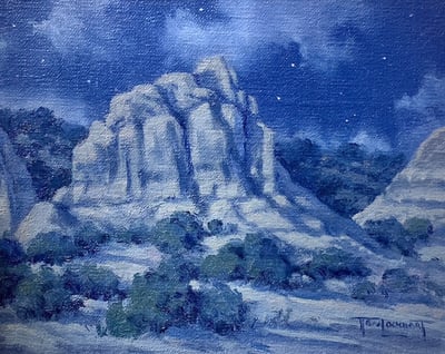 Navajo Moonlight by Tom Lockhart 