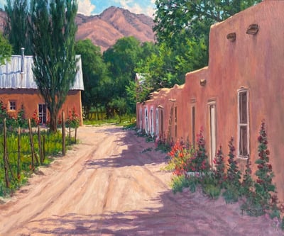 Road to Plaza Del Cerro by Tom Lockhart 
