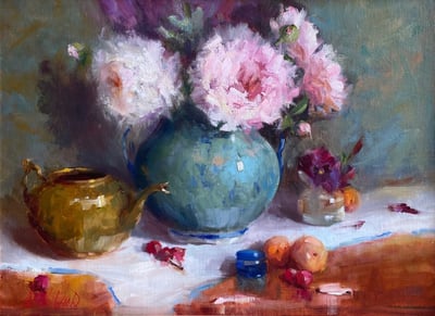 Summer Peonies by Mary Dolph Wood
