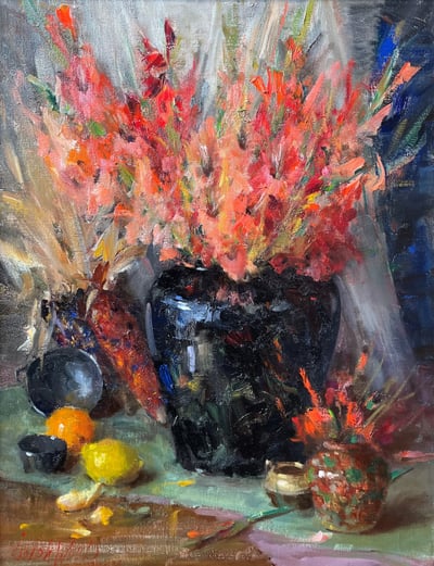 Assorted Gladiolas by Mary Dolph Wood