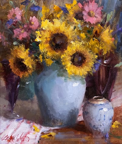 Garden Flowers by Mary Dolph Wood