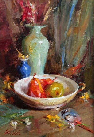 Bowl of Pears by Mary Dolph Wood