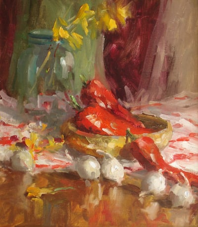 Chiles and Onions by Mary Dolph Wood