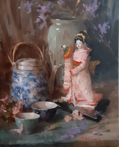 Geisha Doll by Mary Dolph Wood