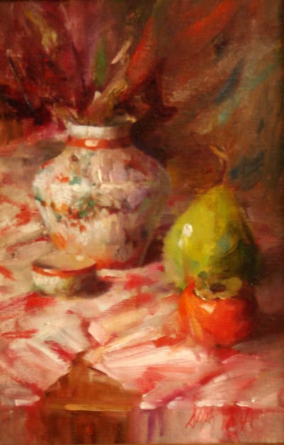Ginger Jar and Fruit by Mary Dolph Wood