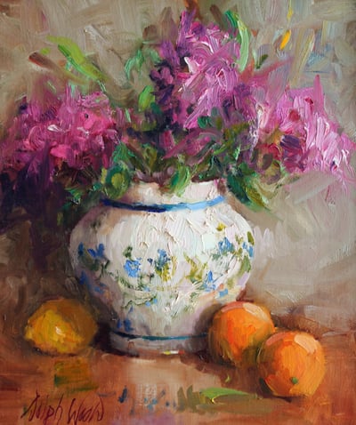 Lilacs and Apple Blossoms by Mary Dolph Wood