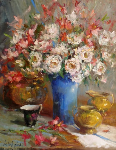 Cosmos Bouquet by Mary Dolph Wood