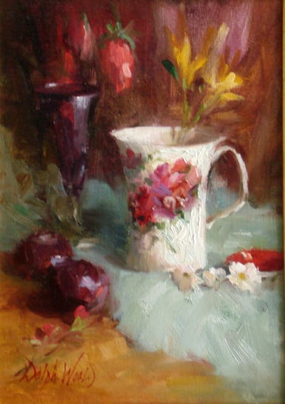 Rose Cup by Mary Dolph Wood