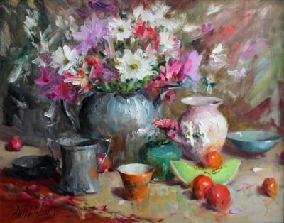 Still Life in Blue by Mary Dolph Wood