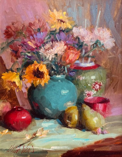 Assortment in Red and Green by Mary Dolph Wood